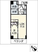 ＧＲＡＮ　ＤＵＫＥ　四日市中部  ｜ 三重県四日市市中部（賃貸マンション1LDK・13階・40.01㎡） その2