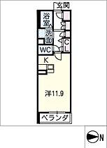 ノーブルステージ  ｜ 三重県四日市市九の城町（賃貸マンション1R・2階・34.45㎡） その2