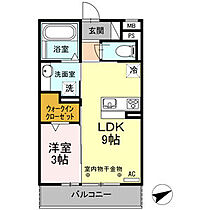 アルバグランデ伊倉 306 ｜ 三重県四日市市伊倉1丁目1番44号（賃貸アパート1LDK・3階・33.39㎡） その2