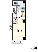 燦燦（ＳＵＮ　ＳＵＮ）  ｜ 三重県四日市市鵜の森1丁目（賃貸マンション1K・4階・32.50㎡） その2