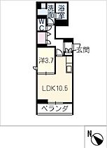 ツヴェルフ  ｜ 三重県四日市市南浜田町（賃貸マンション1LDK・2階・41.51㎡） その2