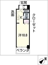 エスティメゾン鵜の森  ｜ 三重県四日市市鵜の森1丁目（賃貸マンション1K・3階・31.00㎡） その2