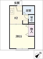 タウニィ新正  ｜ 三重県鈴鹿市白子駅前（賃貸アパート1K・2階・23.59㎡） その2