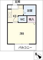 リヴェール鈴鹿Ｃ  ｜ 三重県鈴鹿市岸岡町（賃貸アパート1K・2階・24.24㎡） その2