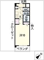 デュークＫ  ｜ 三重県鈴鹿市南玉垣町（賃貸マンション1K・1階・29.95㎡） その2