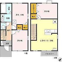 グランモア南玉垣 B ｜ 三重県鈴鹿市南玉垣町4925-56（賃貸テラスハウス3LDK・1階・72.87㎡） その2