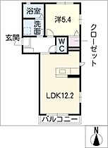 パークサイドＡ棟  ｜ 三重県鈴鹿市下箕田2丁目（賃貸アパート1LDK・1階・42.44㎡） その2