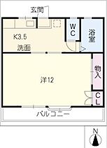 栗真ロイヤルハイツ　西棟  ｜ 三重県津市栗真町屋町（賃貸マンション1K・2階・31.20㎡） その2