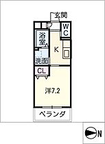 Ｄｅａｒ　Ｃｏｕｒｔ  ｜ 三重県津市上浜町4丁目（賃貸マンション1K・1階・27.20㎡） その2