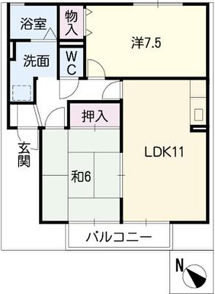 メゾン　ソレイユ　Ａ棟 ｜三重県松阪市鎌田町(賃貸アパート2LDK・1階・55.27㎡)の写真 その2