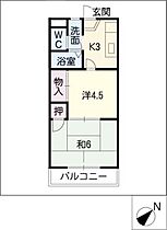 ドゥー　ロジュマン  ｜ 三重県松阪市駅部田町（賃貸マンション2K・1階・33.10㎡） その2