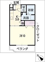 ルミナス  ｜ 三重県松阪市石津町（賃貸マンション1K・2階・34.20㎡） その2