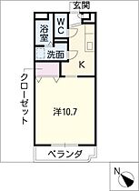 ルミエールハイム24  ｜ 三重県松阪市久保町（賃貸マンション1K・1階・34.00㎡） その2