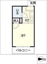 フォーブル沖田  ｜ 愛知県名古屋市中村区沖田町（賃貸アパート1K・1階・21.00㎡） その2