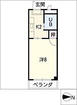 タウンハイツ松原  ｜ 愛知県名古屋市中村区松原町5丁目（賃貸マンション1K・2階・22.80㎡） その2