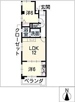 ソフィア・ナカキIII  ｜ 愛知県名古屋市中村区剣町（賃貸マンション2LDK・2階・53.00㎡） その2