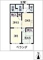 マンション向陽台B棟3階6.8万円