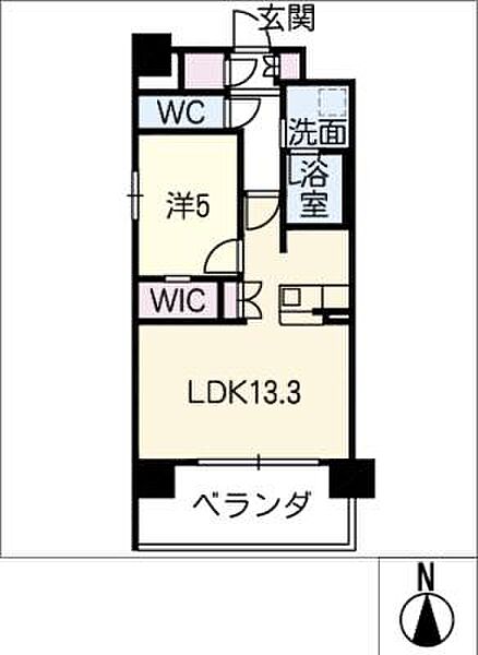 Ｋ－ｐｒｉｎｃｅ　覚王山 ｜愛知県名古屋市千種区覚王山通8丁目(賃貸マンション1LDK・9階・46.26㎡)の写真 その2