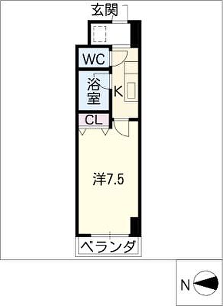 サンパーク今池II ｜愛知県名古屋市千種区今池5丁目(賃貸マンション1K・4階・22.45㎡)の写真 その2