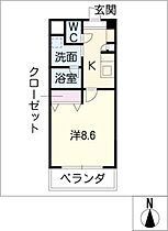 ジオステージ東山 306 ｜ 愛知県名古屋市千種区東山元町5丁目63番19（賃貸マンション1K・3階・30.60㎡） その2