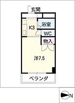 コットンハウス景雲橋  ｜ 愛知県名古屋市西区那古野1丁目（賃貸マンション1K・4階・23.45㎡） その2