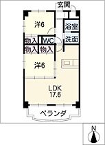 パークサイド琵琶里  ｜ 愛知県名古屋市西区枇杷島5丁目（賃貸マンション2LDK・3階・65.28㎡） その2