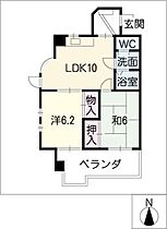 アントレ  ｜ 愛知県名古屋市西区大金町2丁目（賃貸マンション2LDK・6階・48.34㎡） その2