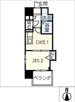 エルミナグラン  ｜ 愛知県名古屋市西区菊井1丁目（賃貸マンション1DK・8階・29.03㎡） その2