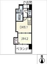 エルミナグラン  ｜ 愛知県名古屋市西区菊井1丁目（賃貸マンション1DK・11階・27.08㎡） その2