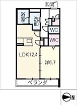 ベレオ　ハナノキ  ｜ 愛知県名古屋市西区花の木3丁目（賃貸マンション1LDK・3階・50.22㎡） その2