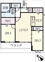 サンティエII  ｜ 愛知県名古屋市西区八筋町（賃貸アパート2LDK・2階・66.54㎡） その2