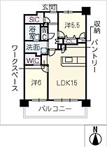 Ｇｒａｎ　Ｍｏｎｓｉｌｖａ  ｜ 愛知県清須市西枇杷島町南二ツ杁（賃貸マンション2LDK・2階・62.59㎡） その2