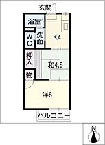 タウニー中須  ｜ 愛知県名古屋市中川区中須町（賃貸アパート2K・2階・32.00㎡） その2