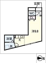 リストレジデンス八田  ｜ 愛知県名古屋市中川区花池町3丁目（賃貸マンション1R・1階・25.52㎡） その2