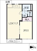 久田ハウスII  ｜ 愛知県名古屋市中川区柳瀬町2丁目（賃貸アパート1LDK・1階・35.30㎡） その2