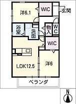 ル・レーヴ　Ａ棟  ｜ 愛知県名古屋市港区油屋町4丁目（賃貸アパート2LDK・3階・64.50㎡） その2