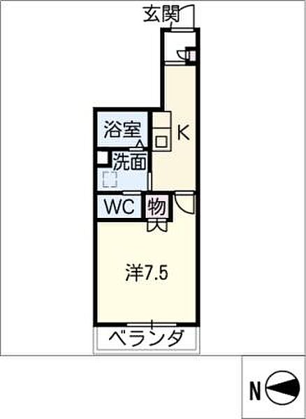 Ｍａｉｓｏｎ西高蔵Ｗｅｓｔ ｜愛知県名古屋市熱田区五本松町(賃貸マンション1K・3階・29.40㎡)の写真 その2