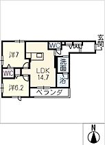 シャーメゾン　グリナージュ  ｜ 愛知県名古屋市熱田区横田1丁目（賃貸マンション2LDK・3階・64.46㎡） その2