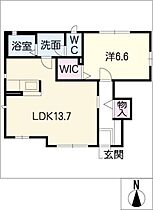 イマージュＡ  ｜ 愛知県名古屋市中川区荒江町（賃貸アパート1LDK・1階・49.40㎡） その2