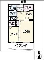 ロゼックII南大高 305 ｜ 愛知県名古屋市緑区高根山1丁目1301（賃貸マンション1LDK・3階・49.68㎡） その2