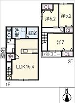 仮）伊賀殿戸建てＣ・Ｄ・Ｅ棟  ｜ 愛知県名古屋市緑区大高町字伊賀殿（賃貸一戸建3LDK・2階・79.10㎡） その2