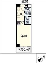 アイリス・K 403 ｜ 愛知県名古屋市緑区鳴海町字上汐田179-1（賃貸マンション1K・4階・29.43㎡） その2