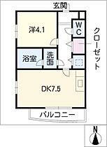 御幸ハイツ  ｜ 愛知県名古屋市北区上飯田東町4丁目（賃貸アパート1DK・2階・28.53㎡） その2