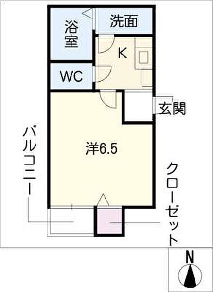 ヴェルシェン ｜愛知県名古屋市北区杉栄町2丁目(賃貸アパート1K・2階・20.97㎡)の写真 その2