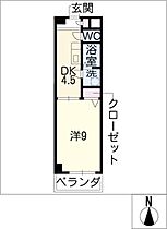 アヴニール新山  ｜ 愛知県名古屋市北区楠味鋺4丁目（賃貸マンション1DK・3階・30.90㎡） その2