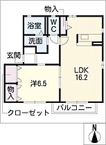 フラット2  ｜ 愛知県名古屋市北区辻町8丁目（賃貸アパート1LDK・1階・50.00㎡） その2