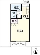 フォレストヒルズ  ｜ 愛知県名古屋市守山区瀬古東1丁目（賃貸アパート1K・2階・24.73㎡） その2