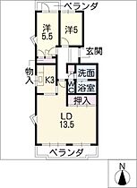 ヴィルヌーヴ  ｜ 愛知県名古屋市守山区廿軒家（賃貸マンション2LDK・4階・61.87㎡） その2