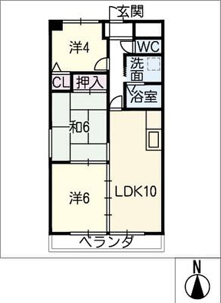 イゾラグランデ ｜愛知県名古屋市守山区小幡宮ノ腰(賃貸マンション3LDK・7階・58.32㎡)の写真 その2