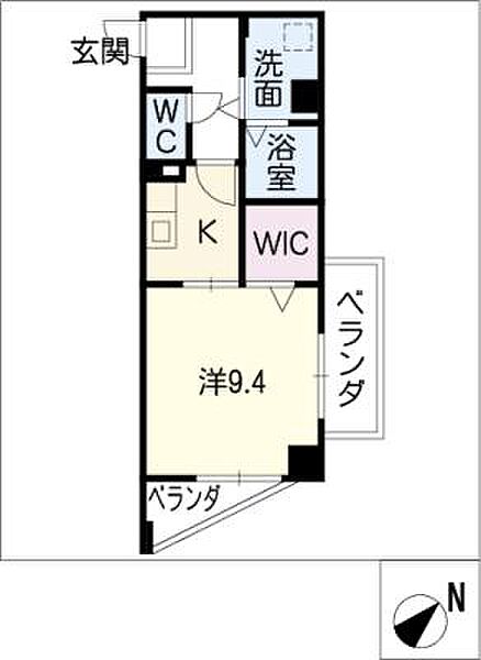 ＫＤステージ名東 ｜愛知県名古屋市名東区上菅2丁目(賃貸マンション1K・2階・35.10㎡)の写真 その2